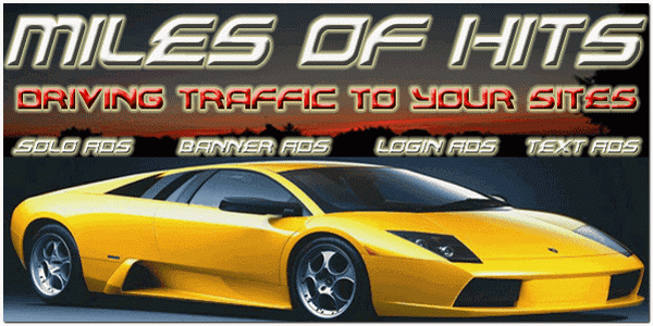 Miles of Hits Driving Traffic To Your Sites ALL FOR FREE!